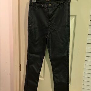 Shinestar Black High-Shine Skinny Pants